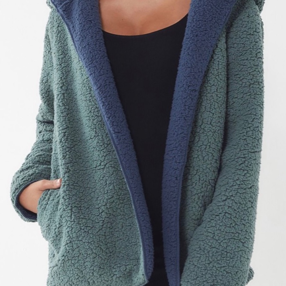 UO teddy cardigan